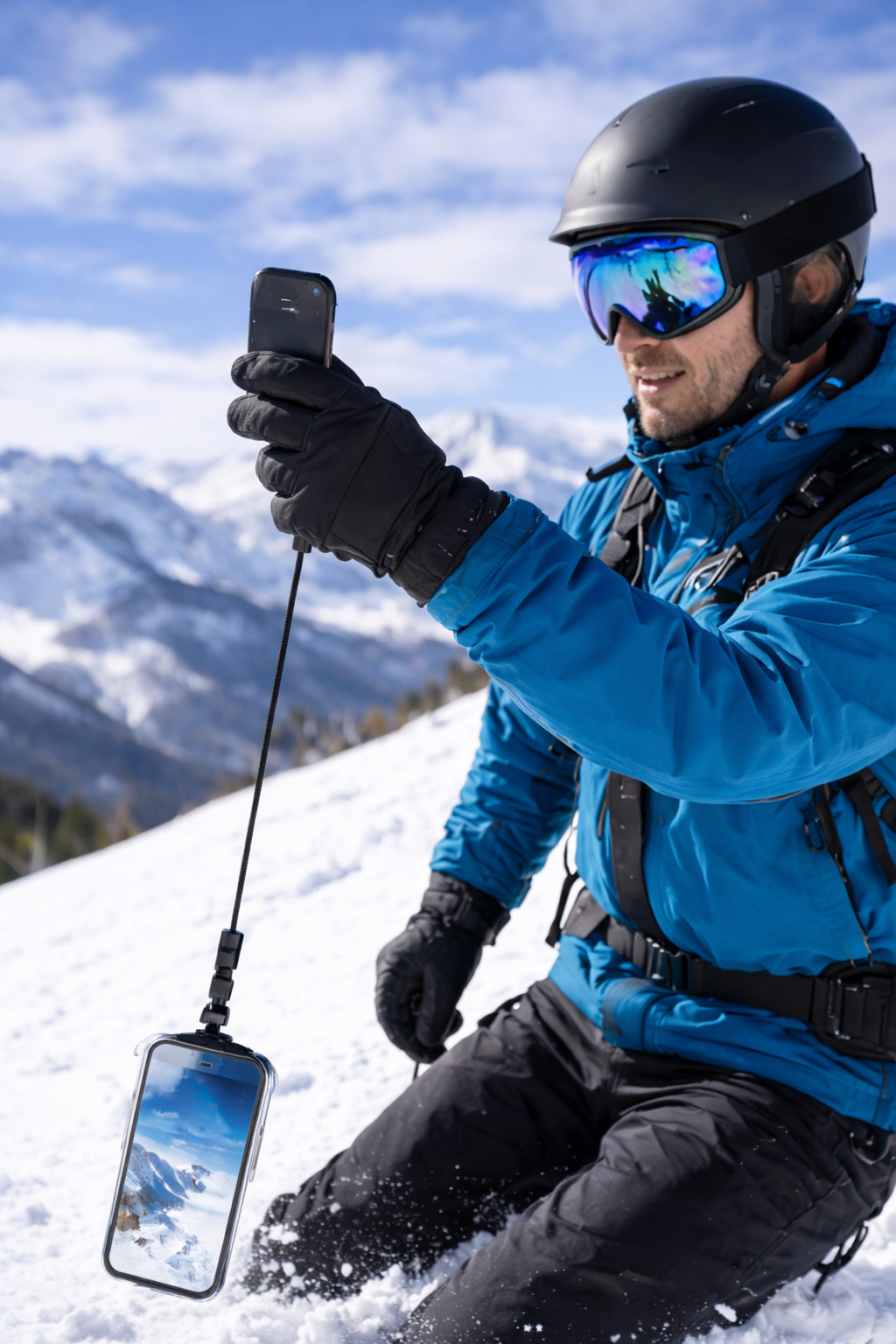 Retractable Phone Security Lanyard