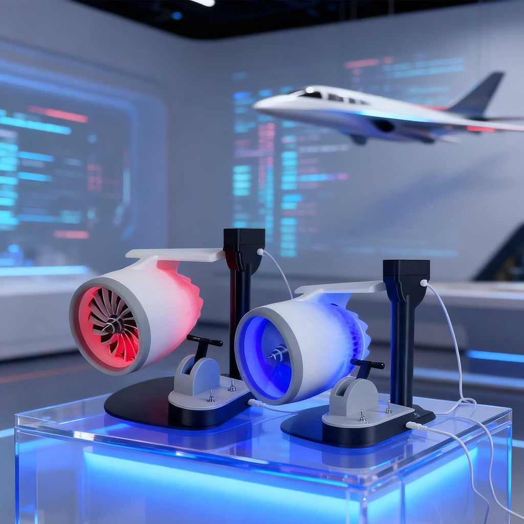 Jet Engine Turbo Desk Fan & Humidifier