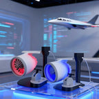 Jet Engine Turbo Desk Fan & Humidifier