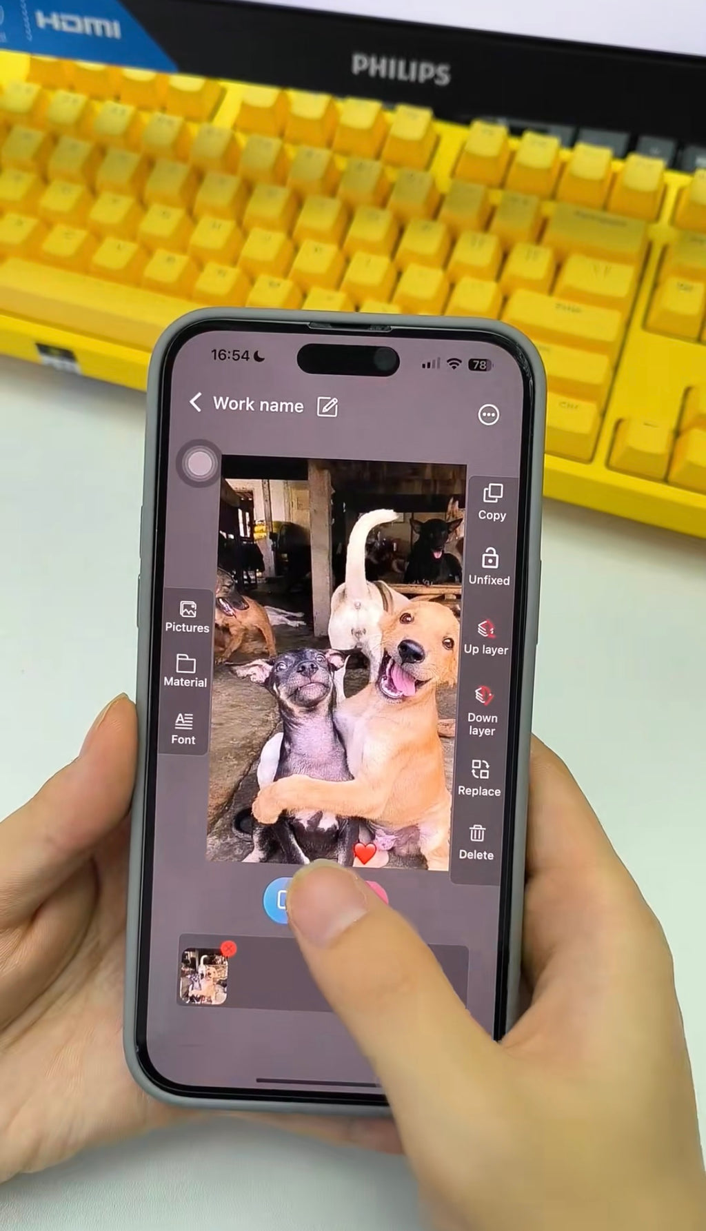 Smart E-Ink NFC Phone Case