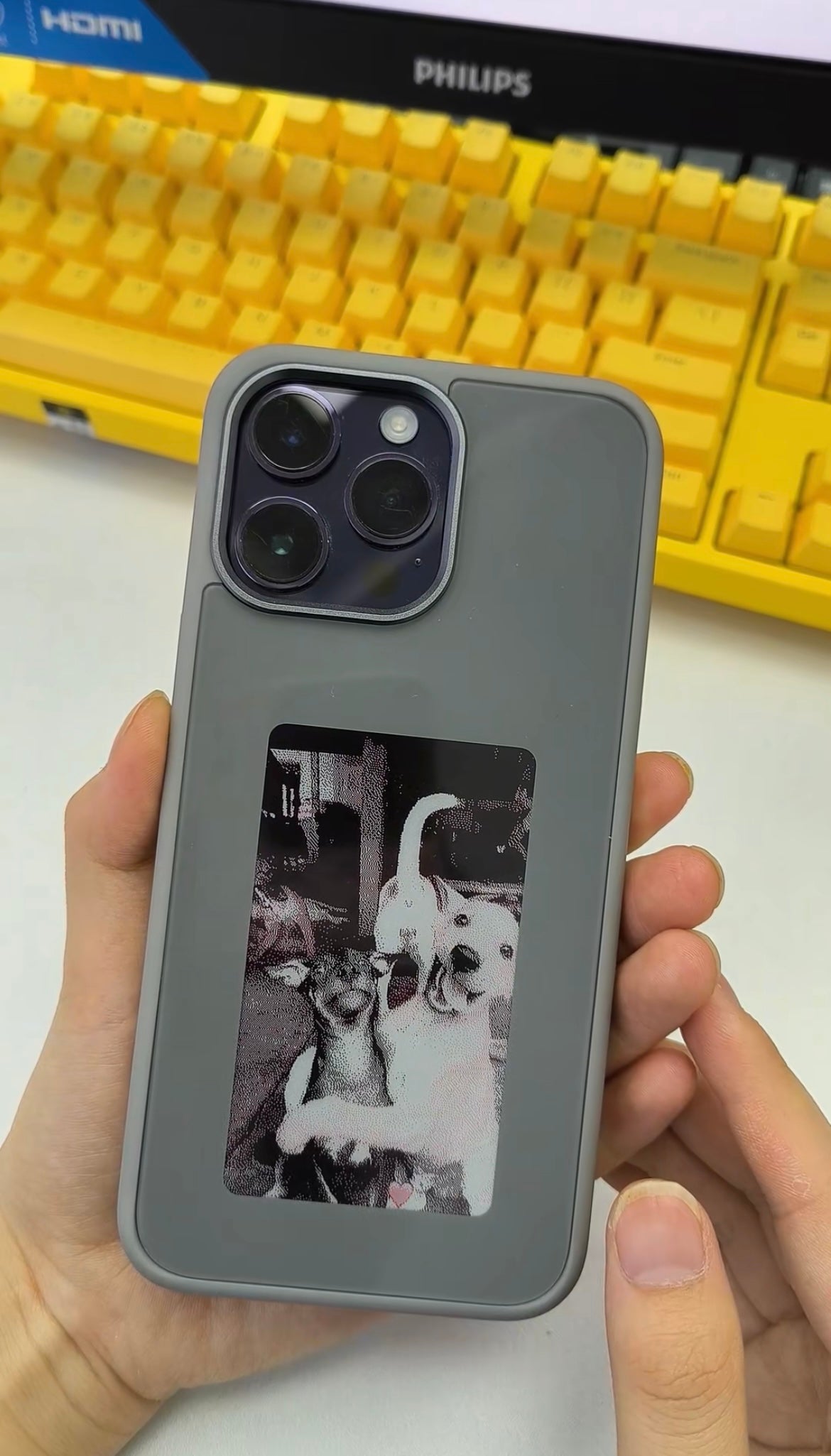 Smart E-Ink NFC Phone Case