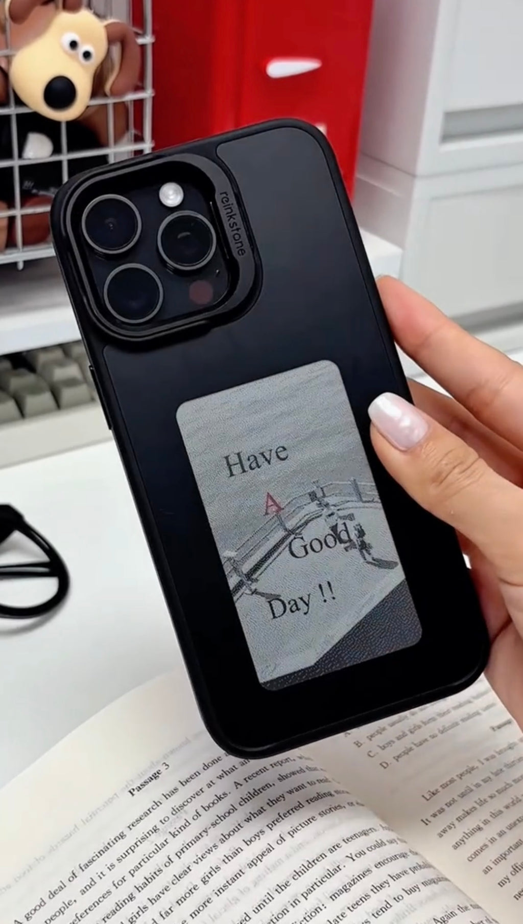 Smart E-Ink NFC Phone Case