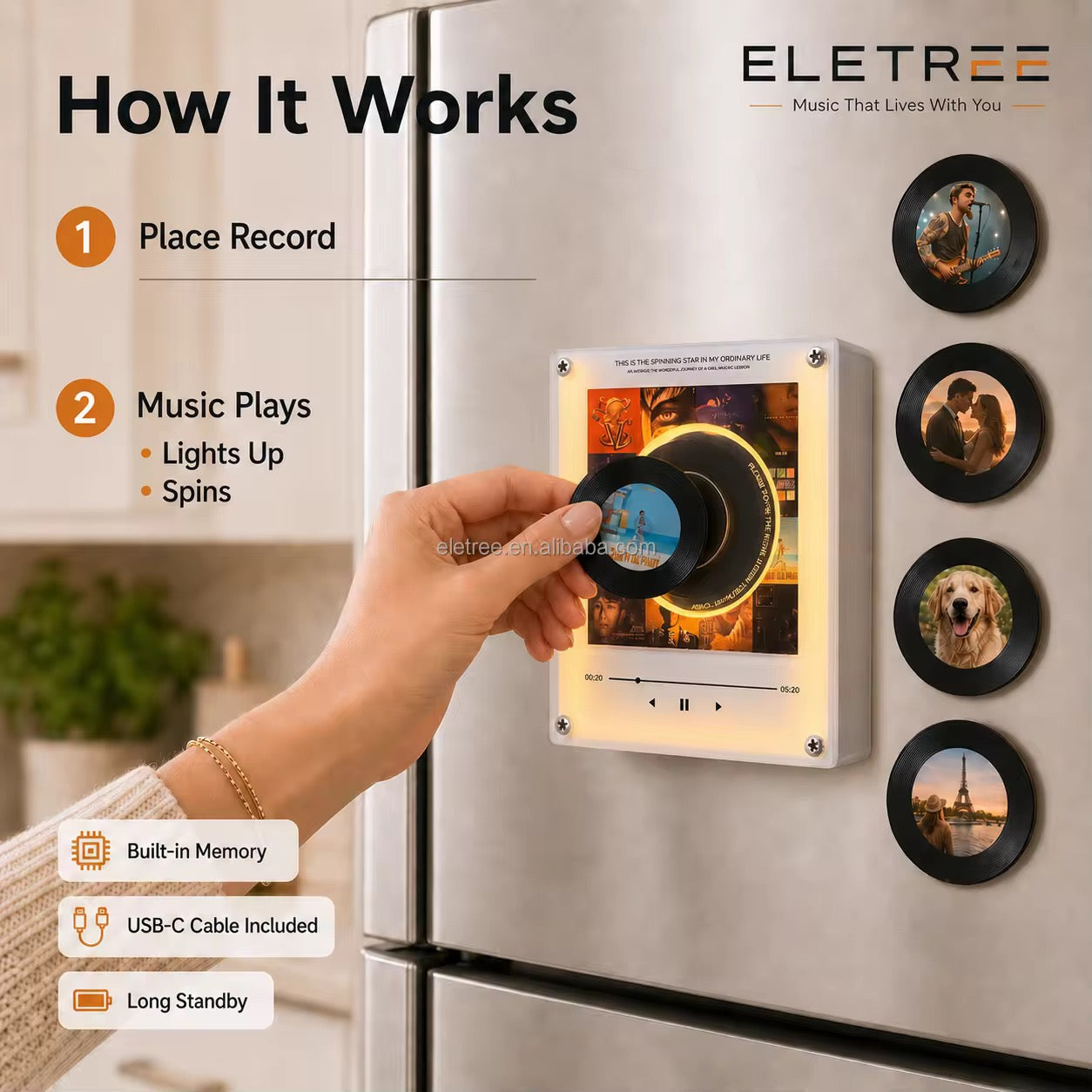 Music Glow Magnet